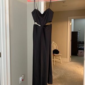 Black Abercrombie & Fitch Formal Midi Dress